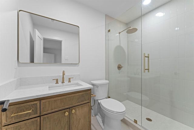 4516 Shenandoah Ave, University Park, TX 75205 - full bath featuring toilet, a shower stall, and vanity