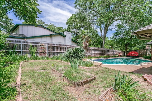 2831 Creekwood Ct, Grapevine, TX 76051 - view of swimming pool with a fenced backyard
