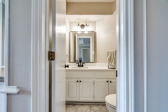 2332 Heatherwoods Way, Carrollton, TX 75007 - half bath with toilet and vanity