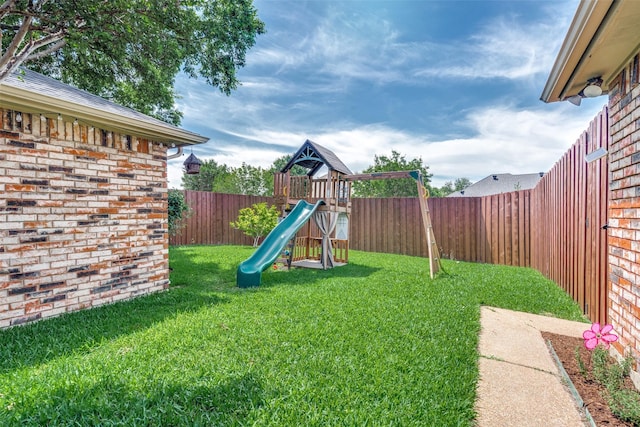 2332 Heatherwoods Way, Carrollton, TX 75007 - view of yard with a playground