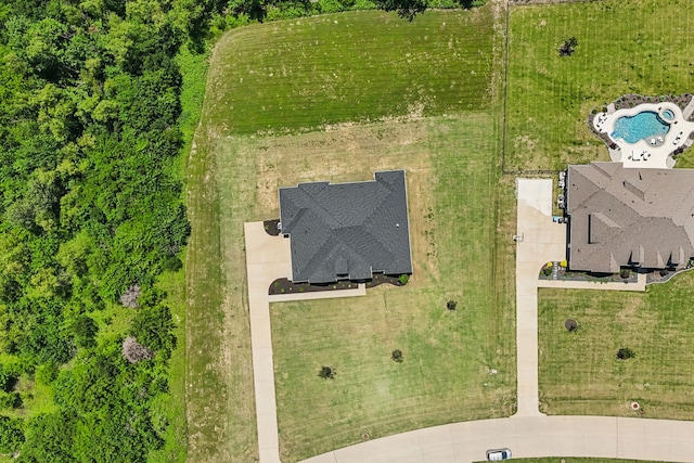 418 Sundance Trl, Sunnyvale, TX 75182 - bird's eye view of a pool area