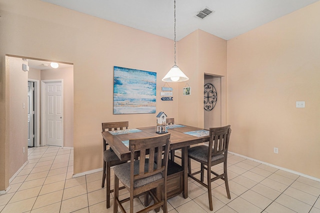 4720 Topaz Ln, Granbury, TX 76049 - dining space featuring light tile patterned flooring and baseboards