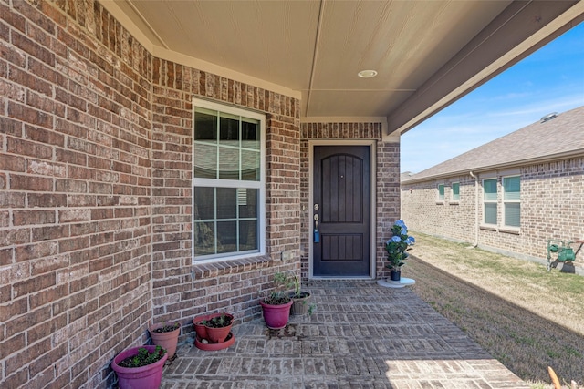 8857 Shore Crest Rd, Frisco, TX 75036 - property entrance featuring brick siding