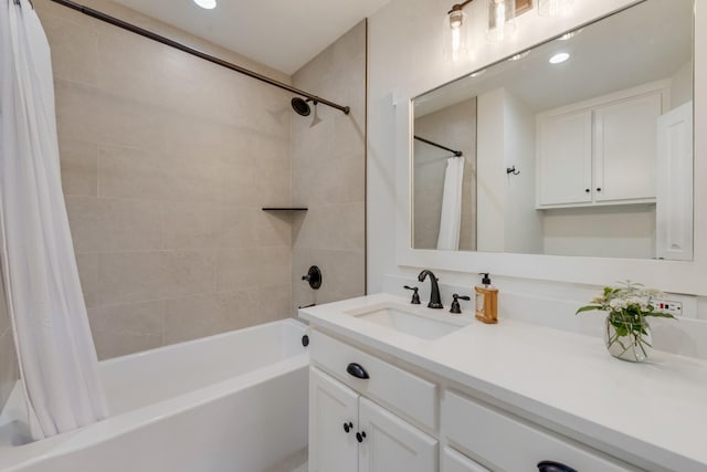 3829 Fm 896, Leonard, TX 75452 - full bathroom with shower / bath combo with shower curtain and vanity