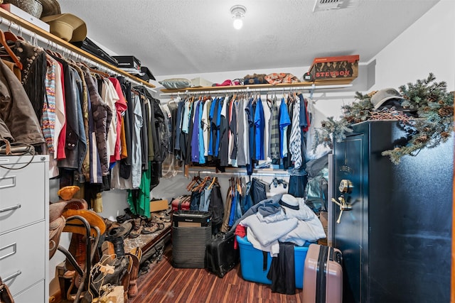 227 W Lipan Dr, Lipan, TX 76462 - spacious closet with wood finished floors