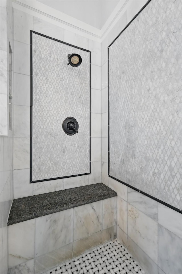 1416 Basil Dr, Flower Mound, TX 75028 - full bath featuring a tile shower