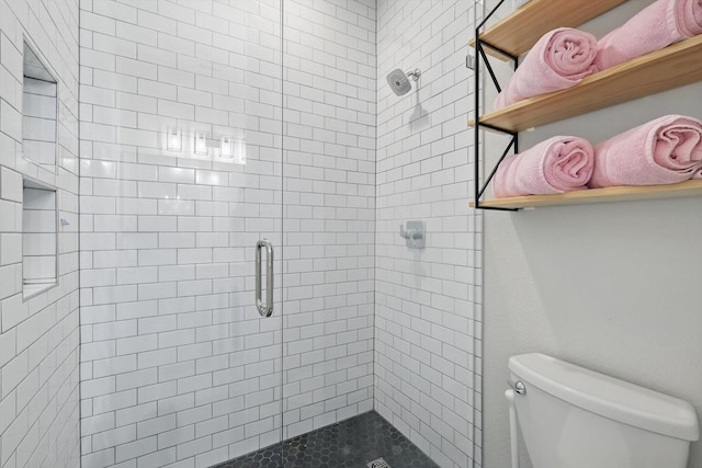 1416 Basil Dr, Flower Mound, TX 75028 - bathroom with a shower stall and toilet