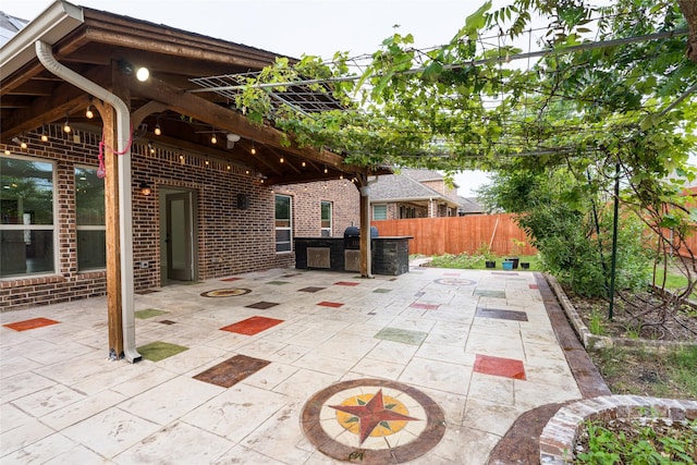 10909 Blake Gdns, Mckinney, TX 75072 - view of patio / terrace featuring a grill