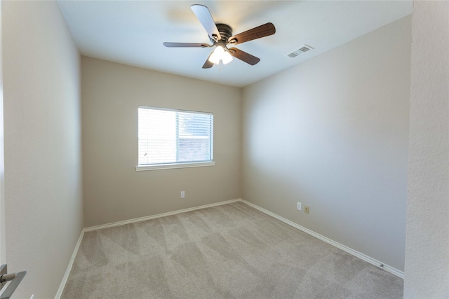 3015 Oak Dr, Rockwall, TX 75032 - carpeted empty room featuring a ceiling fan and baseboards