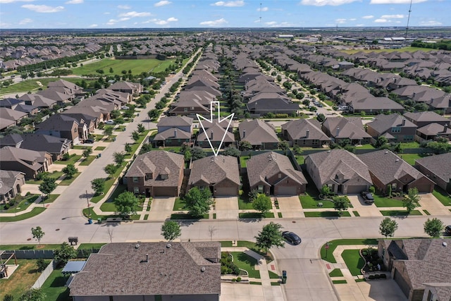 1805 13th St, Argyle, TX 76226 - aerial view of property's location with nearby suburban area