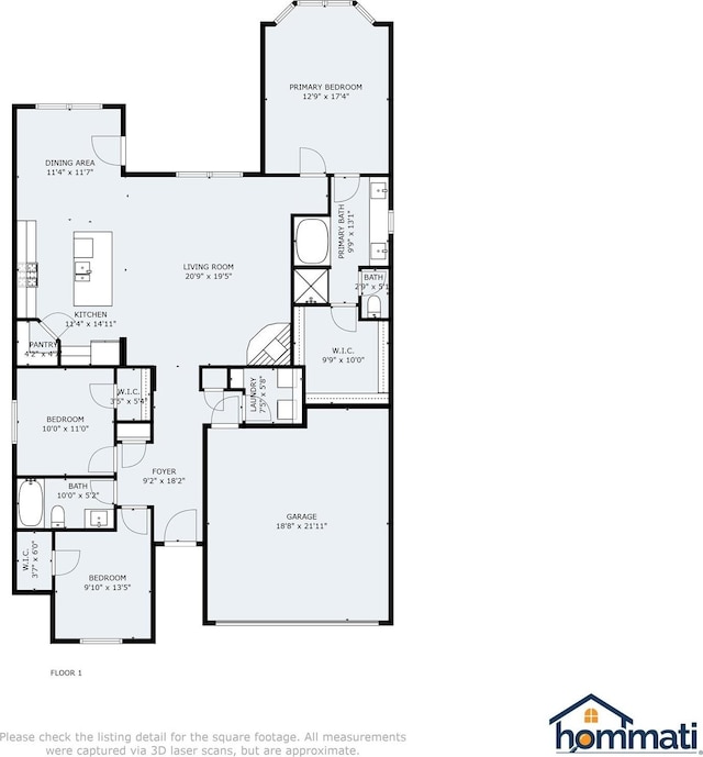 1805 13th St, Argyle, TX 76226 - room layout