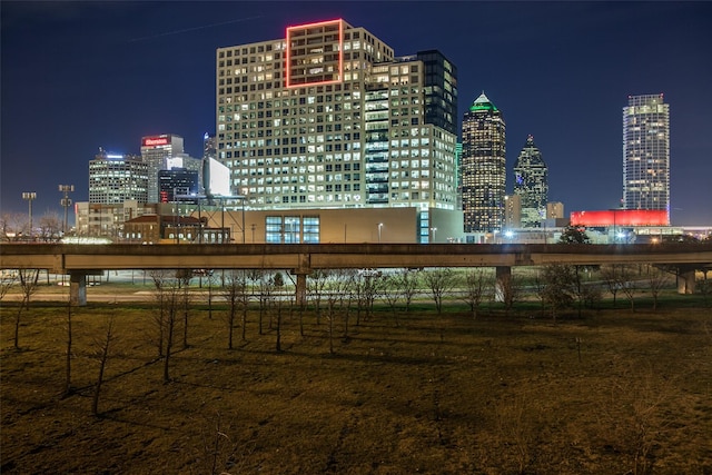 1717 Arts Plz Unit 2202, Dallas, TX 75201 - property at twilight with a view of city lights