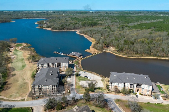 3351 Cascades Ct Unit 306, Tyler, TX 75709 - view of property location featuring a forest and a large body of water