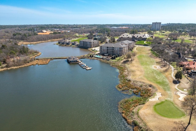 3351 Cascades Ct Unit 306, Tyler, TX 75709 - aerial view of a large body of water and a golf course
