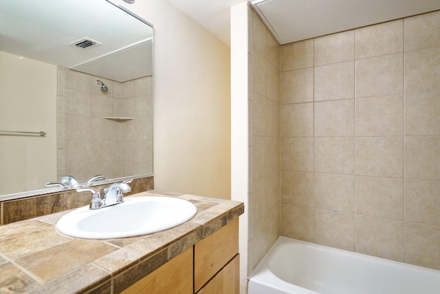 4616 W Lovers Ln Unit 119, Dallas, TX 75209 - full bathroom with vanity and shower / bathtub combination