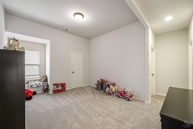 955 Champions Way, Roanoke, TX 76262 - recreation room featuring carpet floors and baseboards