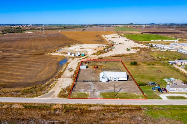 3614 County Road 902, Joshua, TX 76058 - aerial view of sparsely populated area featuring property boundaries highlighted