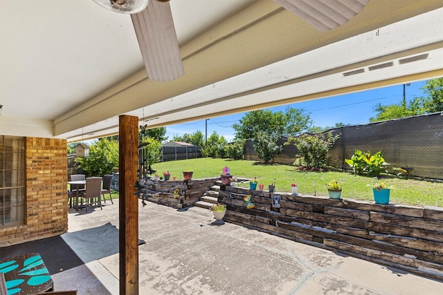 5240 Hill Ridge Dr, Fort Worth, TX 76135 - view of patio featuring outdoor dining space