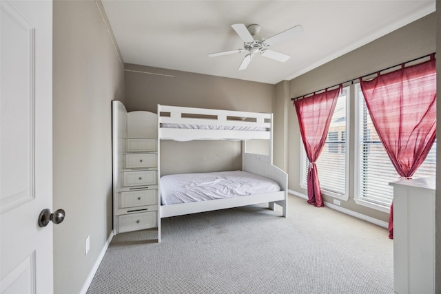 6116 Portrush Dr, Fort Worth, TX 76116 - bedroom featuring carpet, baseboards, and ceiling fan