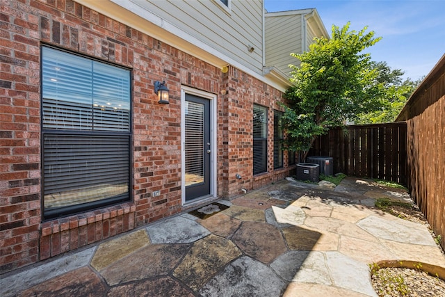 6116 Portrush Dr, Fort Worth, TX 76116 - view of patio / terrace featuring central AC