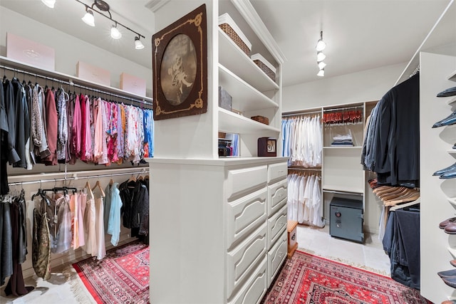 3012 Wood Lake Dr, Waco, TX 76710 - walk in closet featuring light tile patterned flooring