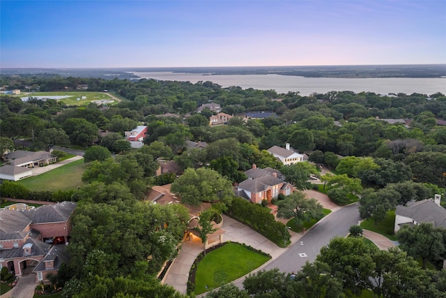 3012 Wood Lake Dr, Waco, TX 76710 - aerial perspective of suburban area with a nearby body of water