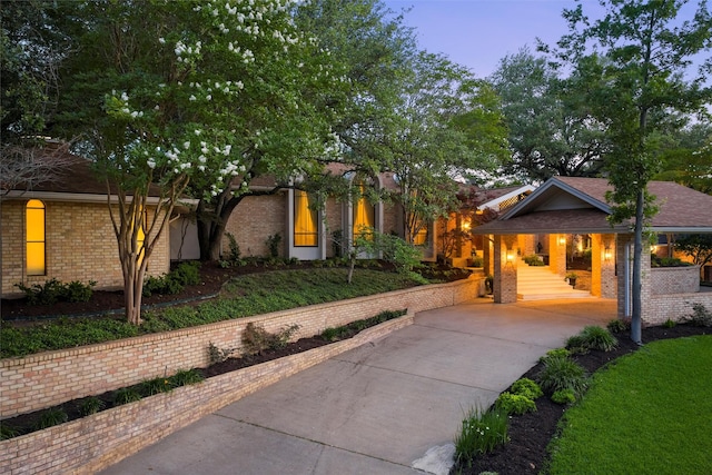 3012 Wood Lake Dr, Waco, TX 76710 - view of front of property with brick siding and concrete driveway