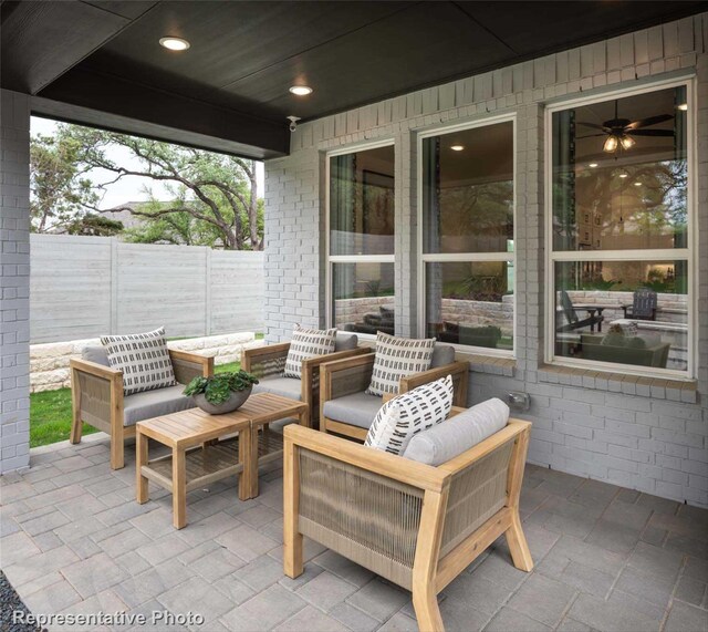 8413 Peach St, Justin, TX 76247 - view of patio