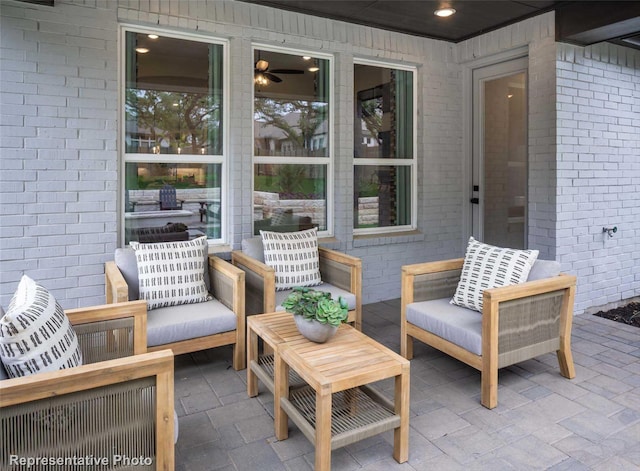 8413 Peach St, Justin, TX 76247 - view of patio