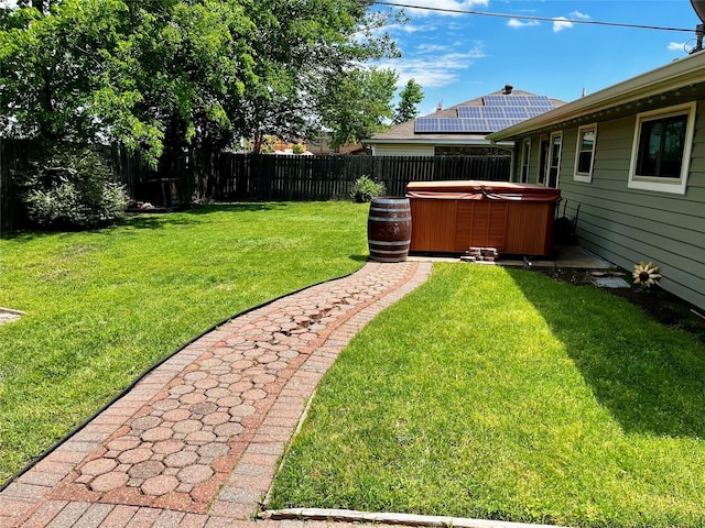 617 Reed St, Roanoke, TX 76262 - view of yard featuring a hot tub