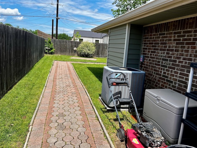 617 Reed St, Roanoke, TX 76262 - view of yard featuring central air condition unit