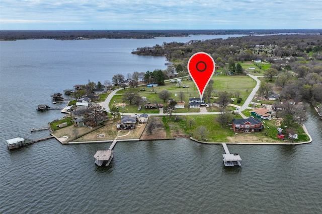 16030 Saint Paul Dr, Caney City, TX 75148 - aerial view of a nearby body of water