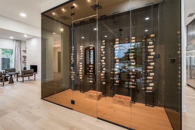 6075 Jordan Way, Frisco, TX 75034 - wine area with wood finished floors