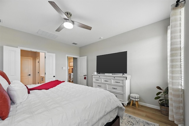 1229 Sequoia Ln, Princeton, TX 75407 - bedroom featuring light wood-style floors, baseboards, and a ceiling fan