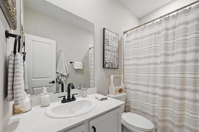 1229 Sequoia Ln, Princeton, TX 75407 - full bathroom with toilet, vanity, and a shower with curtain