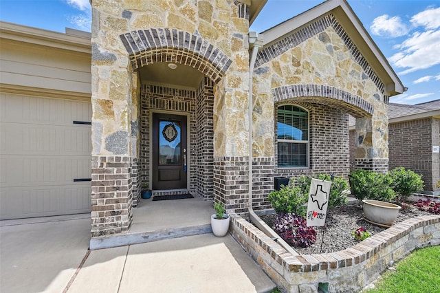 1229 Sequoia Ln, Princeton, TX 75407 - entrance to property with brick siding, stone siding, and an attached garage