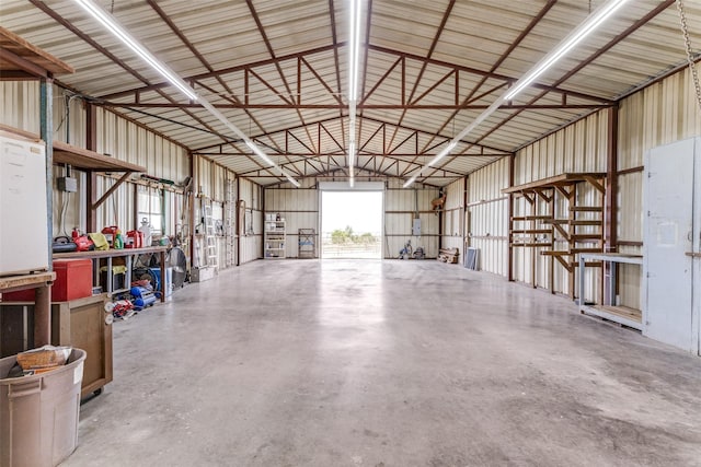 2206 Virginia Ln, Haslet, TX 76052 - garage featuring metal wall