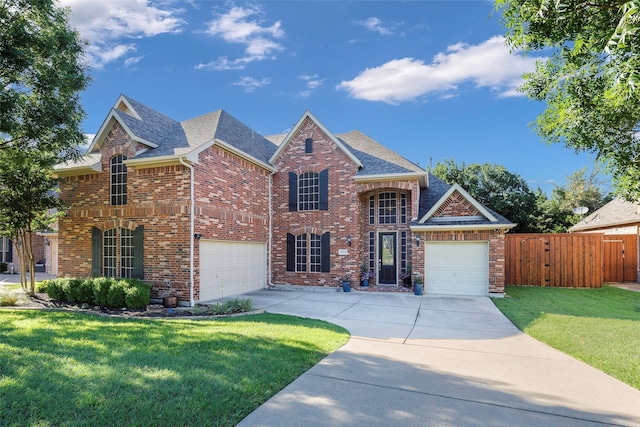 7811 Keith Ln, Sachse, TX 75048 - traditional-style house featuring driveway, brick siding, roof with shingles, and an attached garage