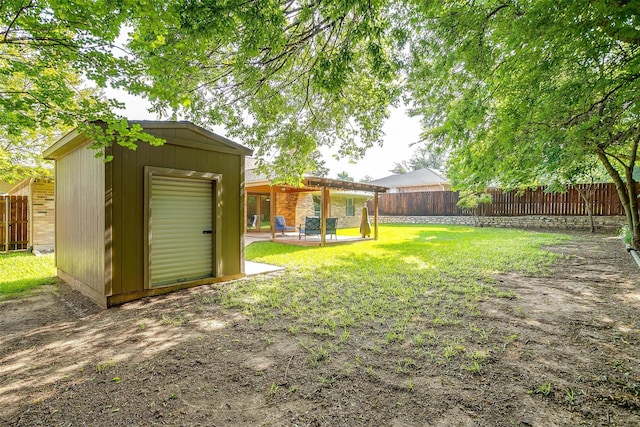 1103 Dirkson St, Weatherford, TX 76086 - view of yard featuring a patio area
