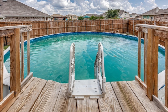 7828 Tudanca Trl, Fort Worth, TX 76131 - view of pool featuring a fenced backyard and a residential view