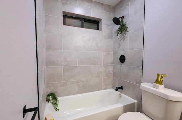 6519 Club Wood, Dallas, TX 75237 - bathroom featuring toilet and shower / bathtub combination