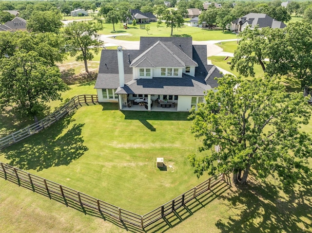 116 Estancia Ct, Decatur, TX 76234 - aerial view of property and surrounding area with a tree filled landscape