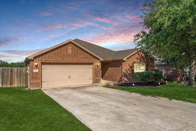183 Dodge City Trl, Newark, TX 76071 - single story home featuring brick siding, a garage, and driveway
