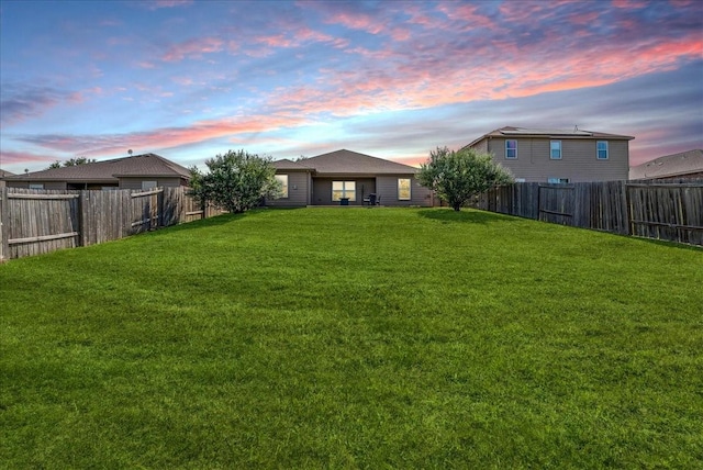 183 Dodge City Trl, Newark, TX 76071 - view of yard at dusk
