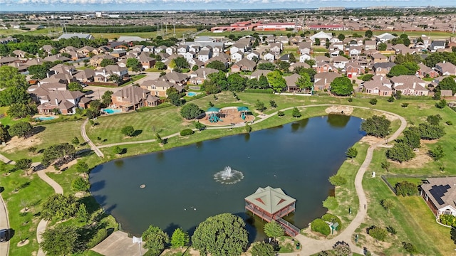 7113 Sundance Ln, Fort Worth, TX 76179 - aerial view of property and surrounding area with a large body of water and nearby suburban area
