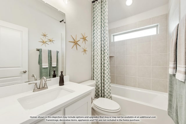 12709 Cactus Ct, Godley, TX 76044 - full bath featuring vanity, toilet, and shower / tub combo