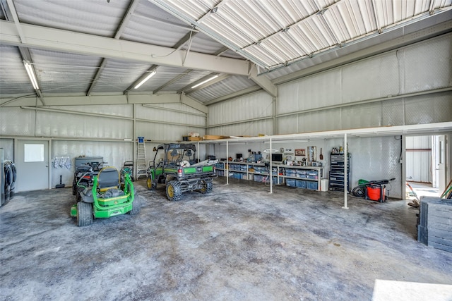 6801 Fm 2709, Athens, TX 75752 - garage featuring metal wall and washer / dryer