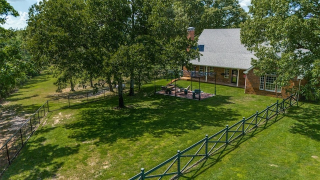 6801 Fm 2709, Athens, TX 75752 - view of yard with a patio