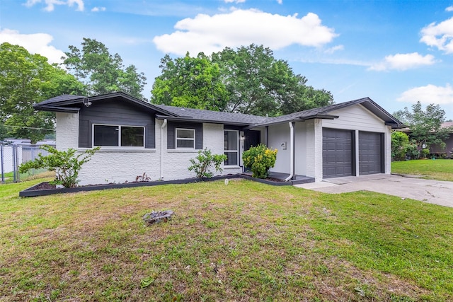 614 Edgedale, Dallas, TX 75232 - ranch-style home featuring driveway, a garage, and brick siding