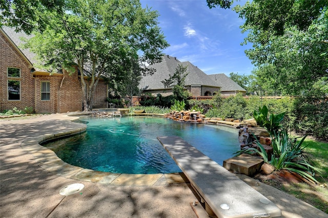 304 Van Oaks Dr, Colleyville, TX 76034 - view of pool featuring a patio area and a pool with connected hot tub